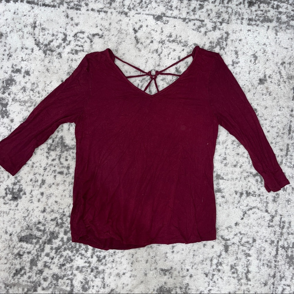 PAPERMOON Back Detail Knit Top